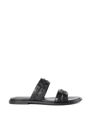 Jil Sander メッシュ レザーサンダル | ブラック | FARFETCH JP Jil Sander メッシュ レザーサンダル | ブラック | FARFETCH JP