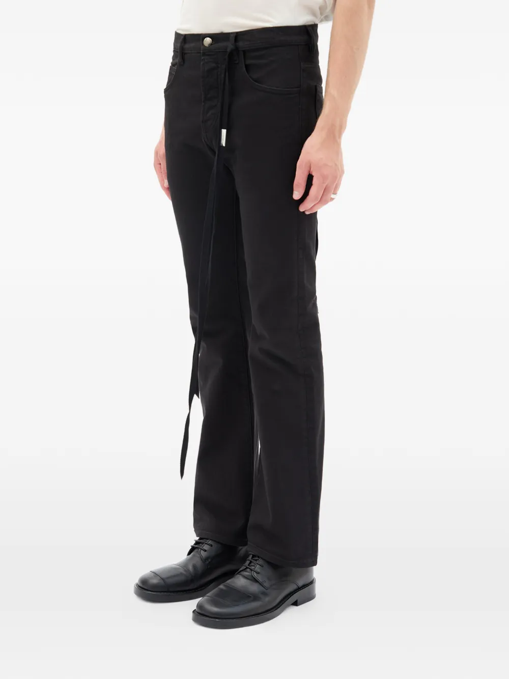  Ann Demeulemeester Vaqueros Bootcut Jonas Con Cinco Bolsillos - Negro 
