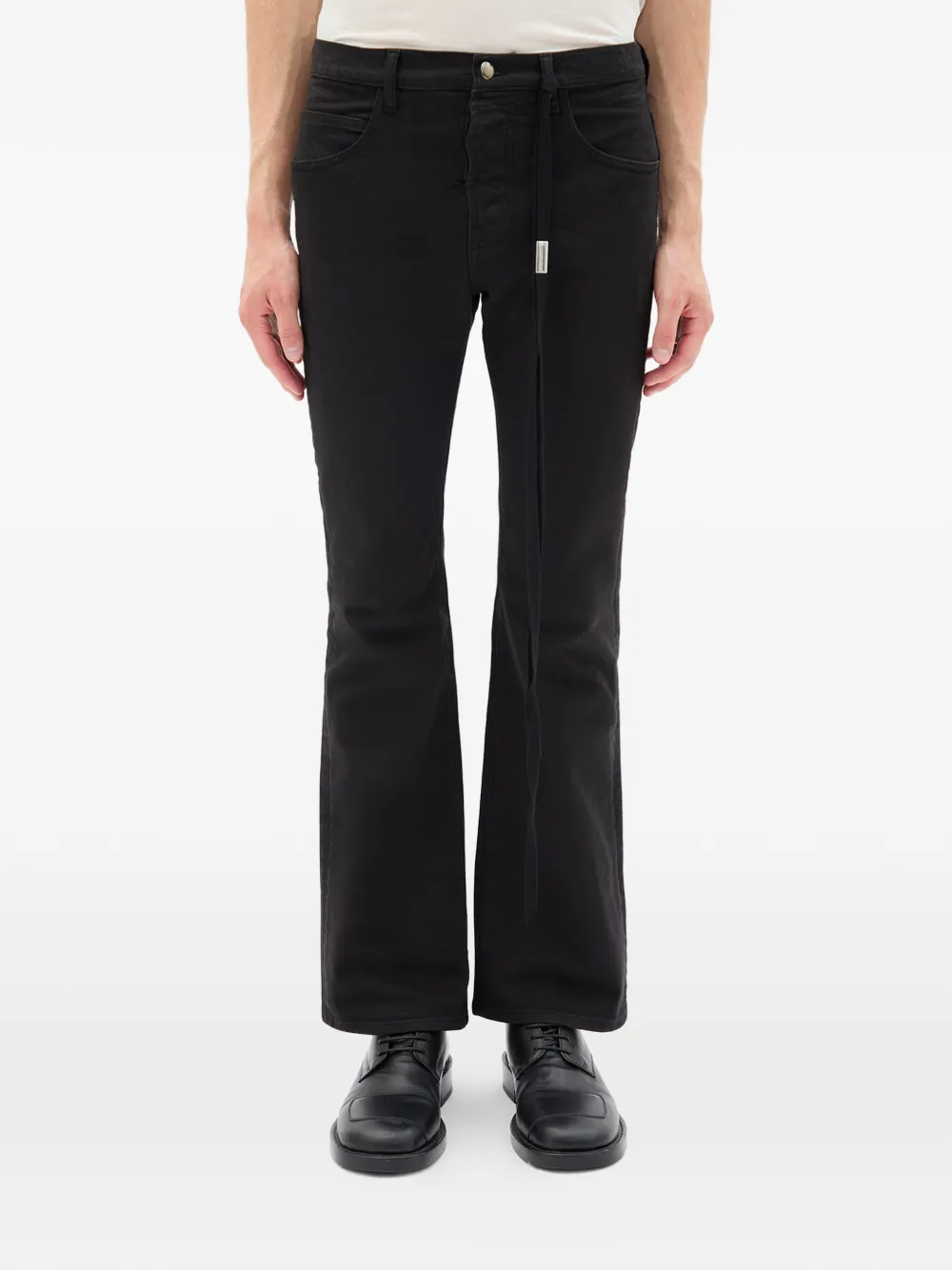 Ann Demeulemeester Jonas 5-pocket bootcut jeans - Nero