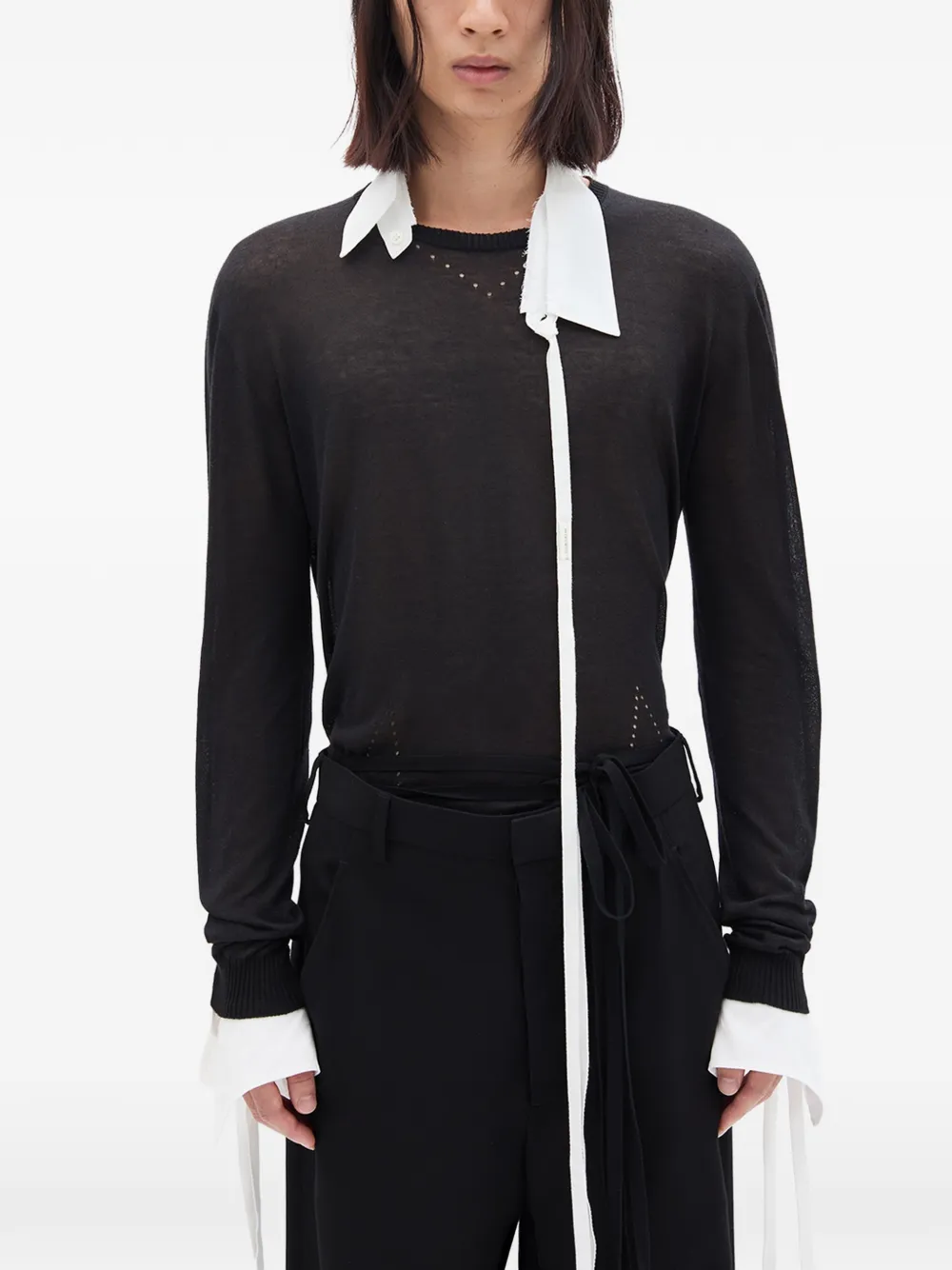 Ann Demeulemeester Top Jonathan - Nero