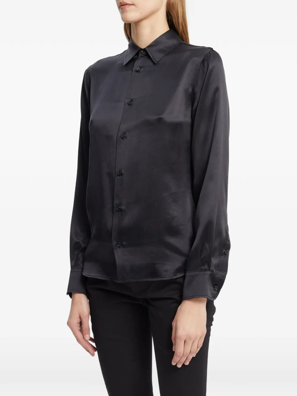 Ann Demeulemeester Lais lace-up Shirt | Black | FARFETCH ZA Ann Demeulemeester Lais lace-up Shirt | Black | FARFETCH ZA