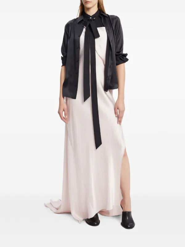 Ann Demeulemeester Lais lace-up Shirt | Black | FARFETCH