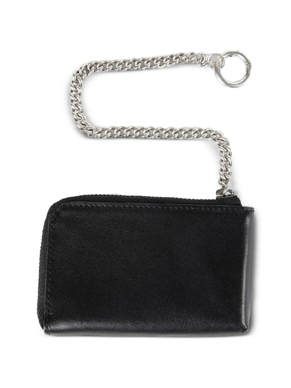 Ann Demeulemeester Tevje Chain Leather Wallet | Black | FARFETCH