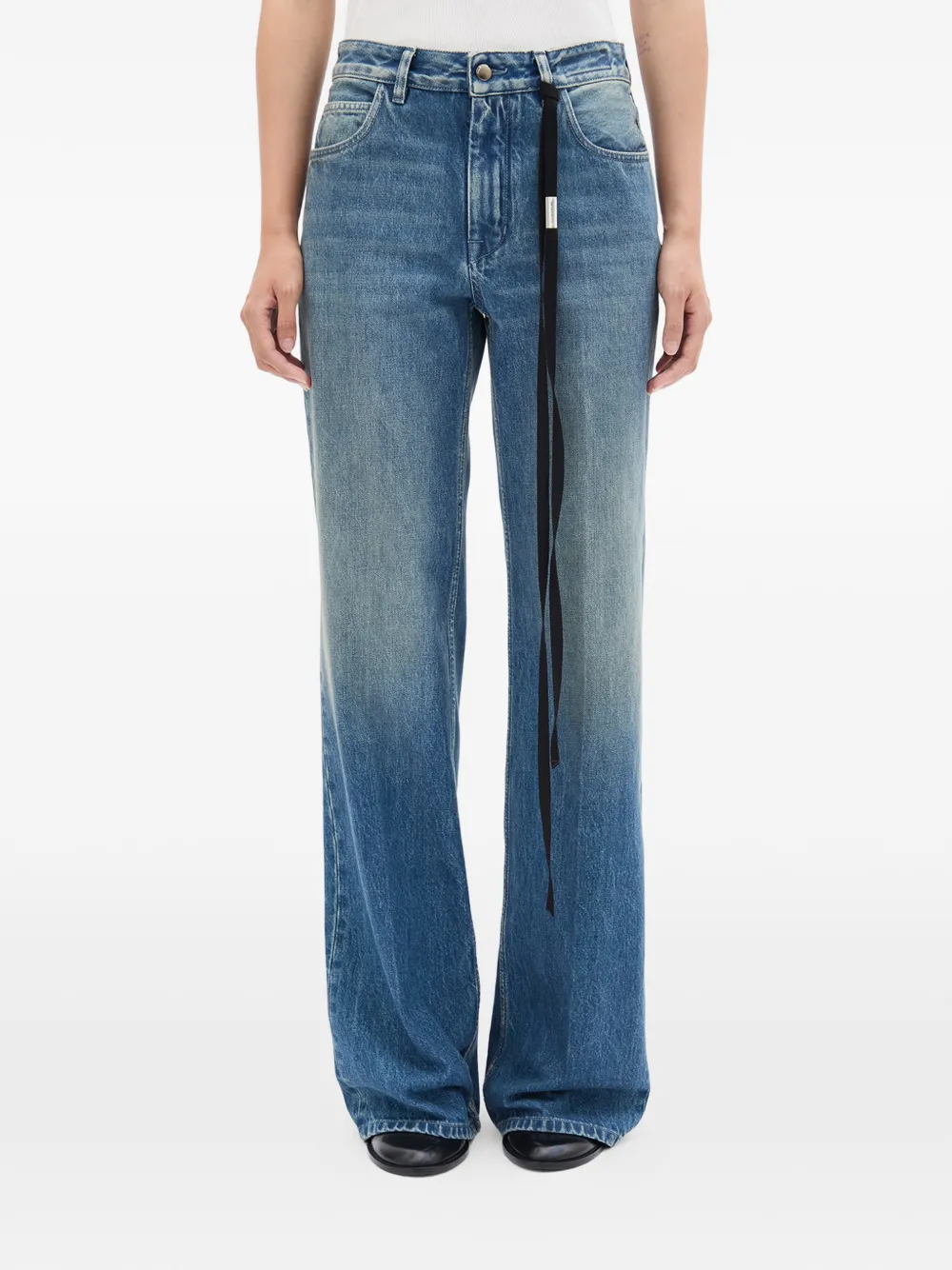 Ann Demeulemeester Vive 5-pocket jeans - Blu