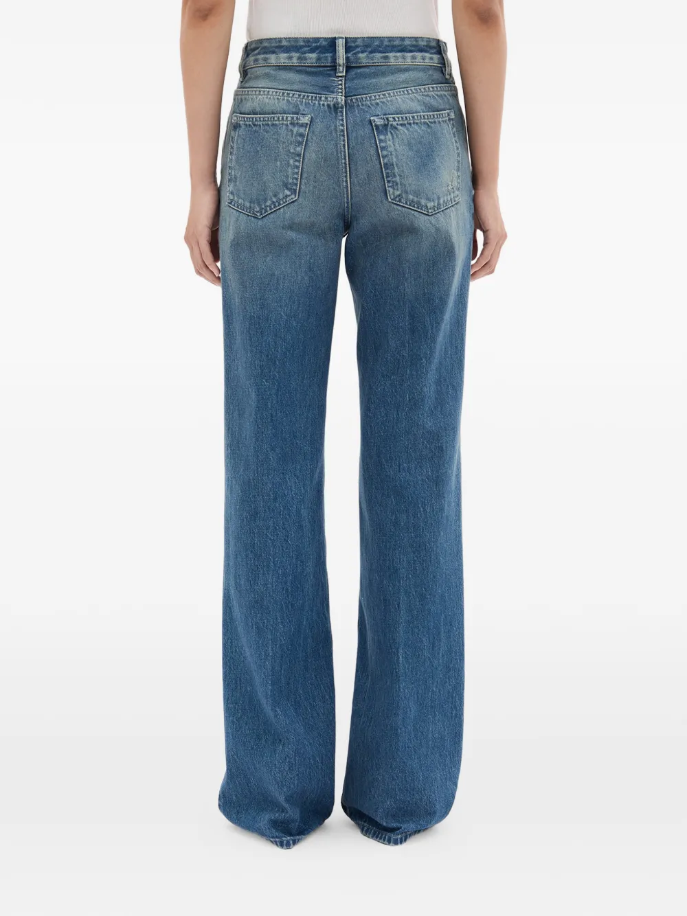 Ann Demeulemeester Vive jeans met vijf zakken Blauw