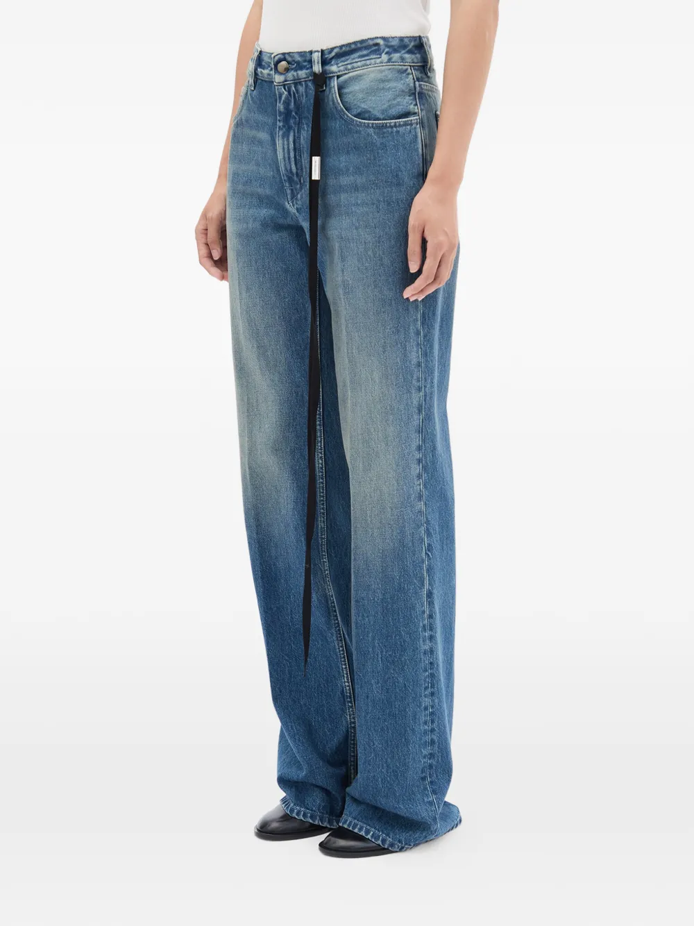  Ann Demeulemeester Jean Vive à 5 Poches - Bleu 