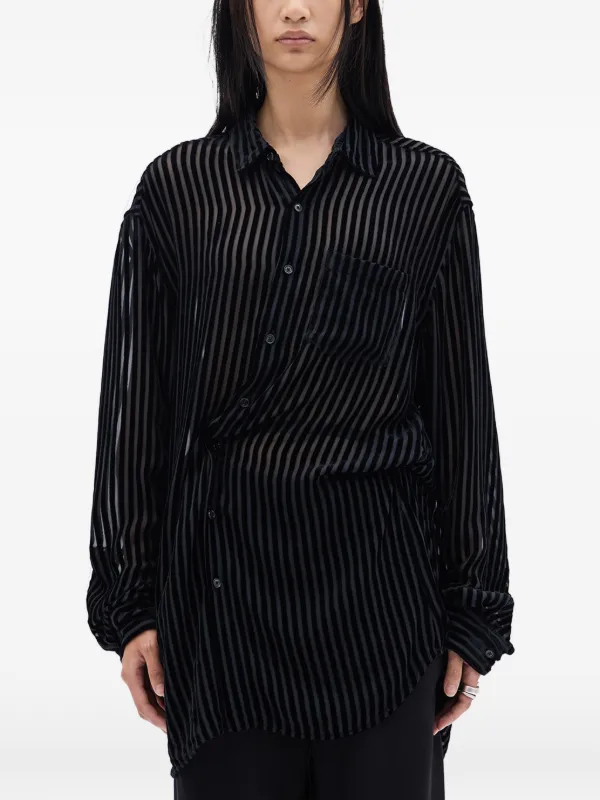 ANN DEMEULEMEESTER ブラウス シャツ　ブラック 33895860_64799020_600.jpg