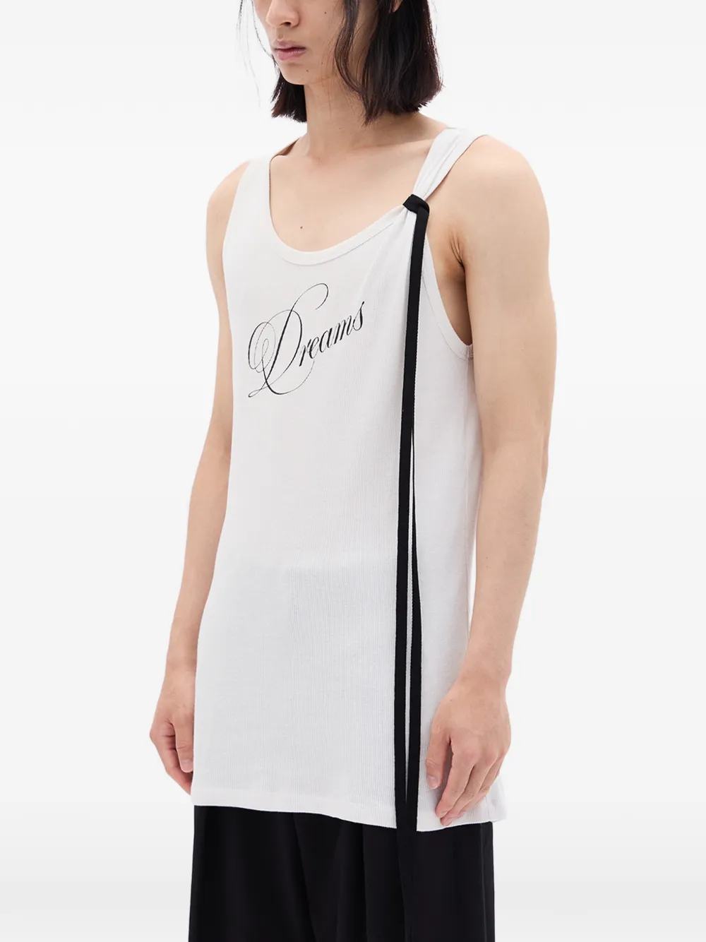  Ann Demeulemeester Dreams Strap Tank Top - White 