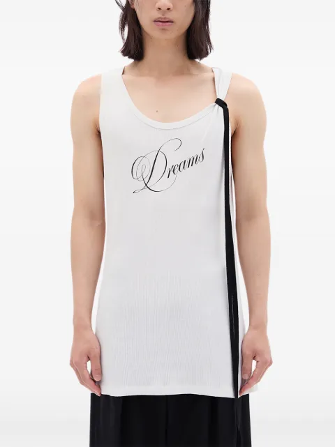 Ann Demeulemeester Dreams strap tank top