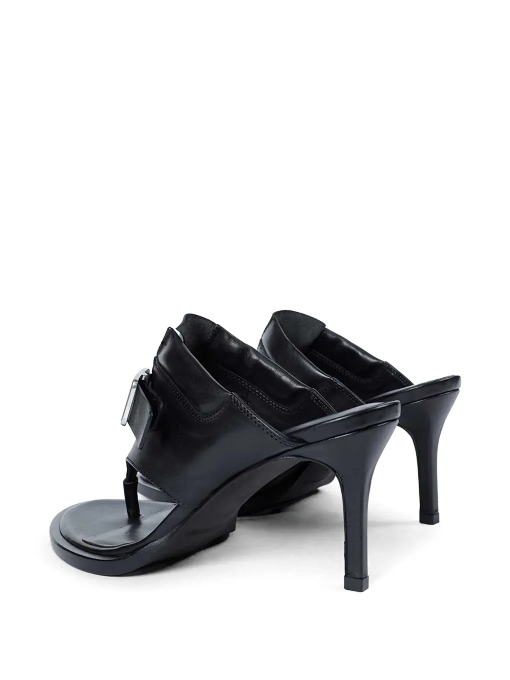 Ann Demeulemeester Bri heeled thong sandals Zwart