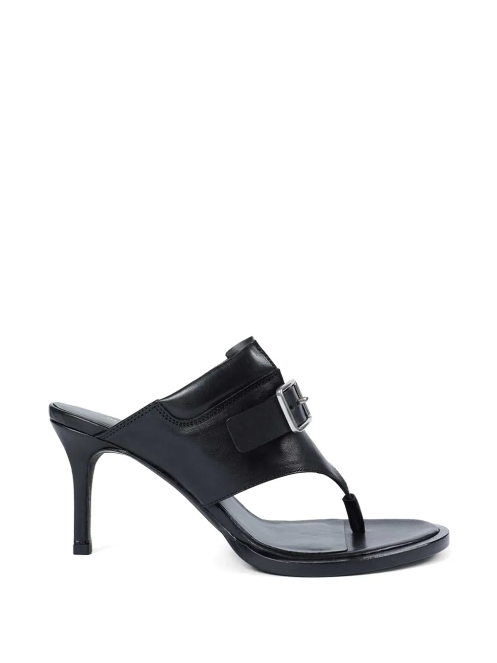 Ann Demeulemeester Bri heeled thong sandals Zwart