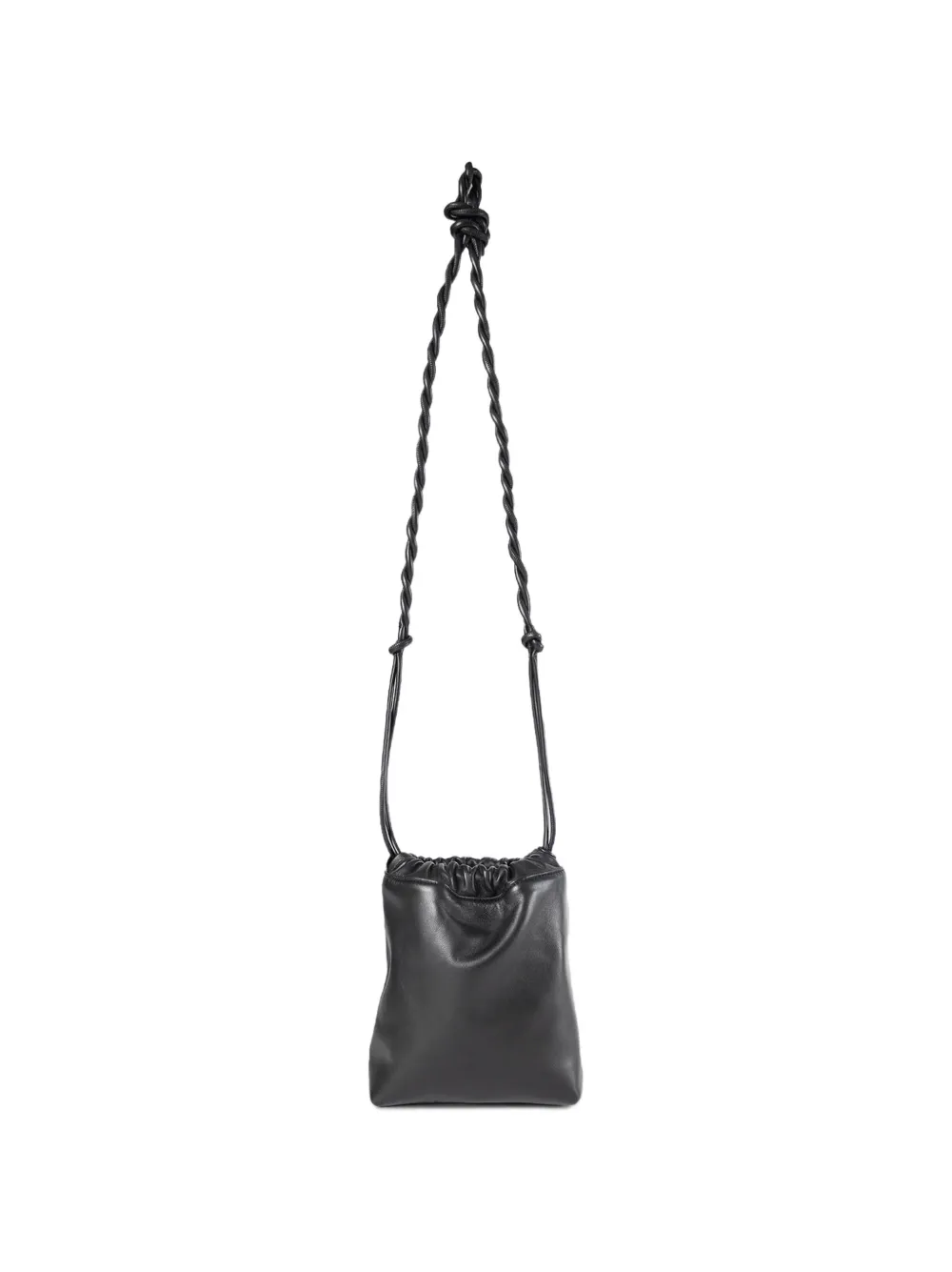  Ann Demeulemeester Medium Marilyn Knot Cross Body Bag - Black 