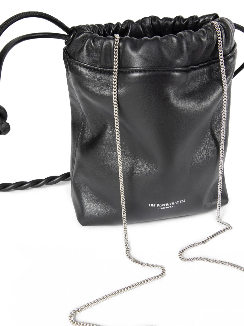 Ann Demeulemeester MediumMarilyn geknoopte crossbodytas Zwart