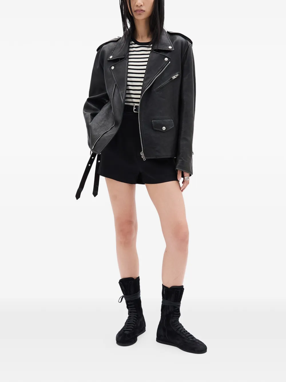  Ann Demeulemeester Stine Tailored Shorts - Black 