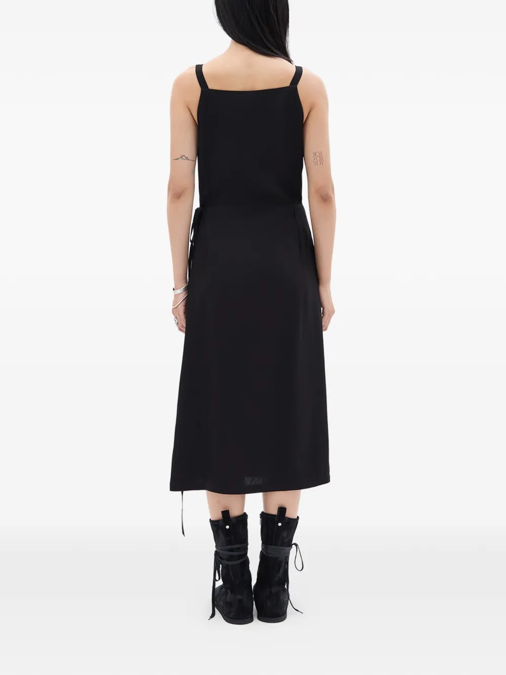Desi square-neck midi dress