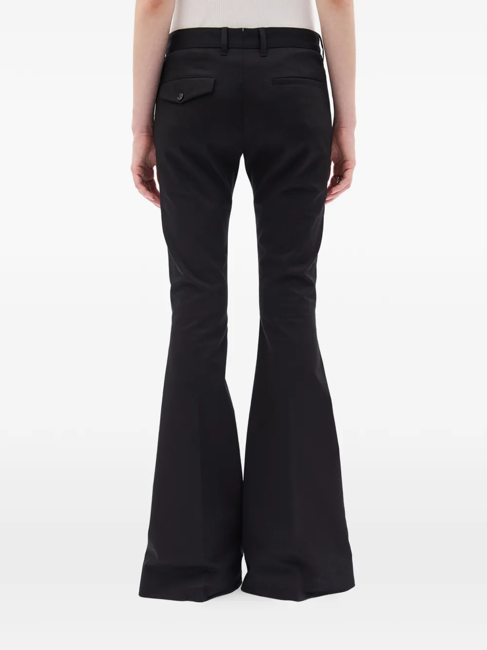 Ann Demeulemeester Twill broek Zwart