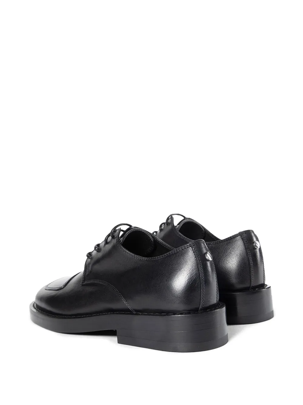 Ann Demeulemeester Alert leren derby veterschoenen Zwart