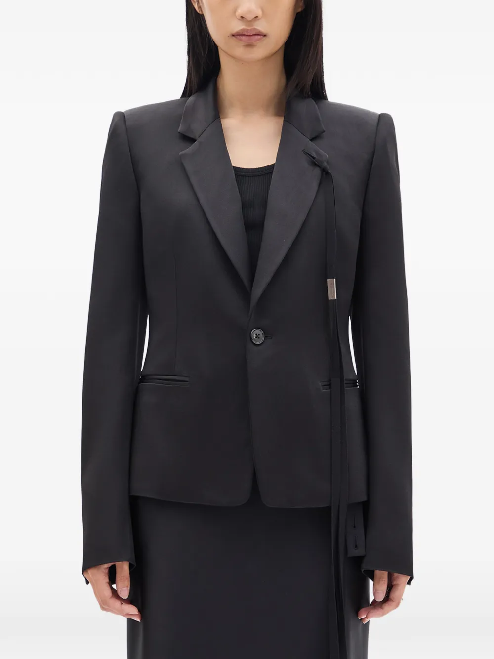 Ann Demeulemeester black blazer - Nero