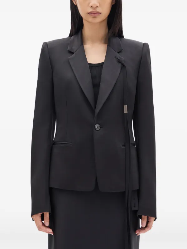 Ann Demeulemeester Black Blazer