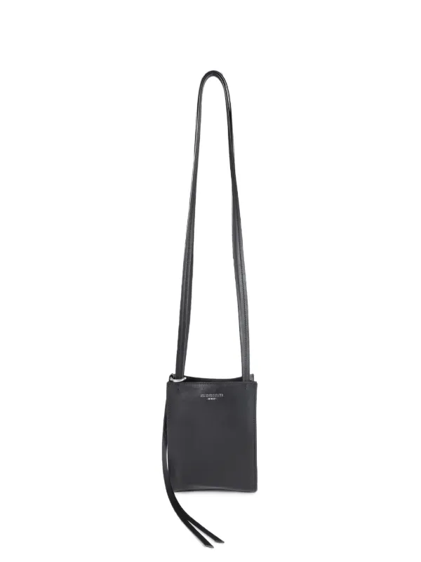 Ann Demeulemeester Small Olav Leather Tote Bag in Black