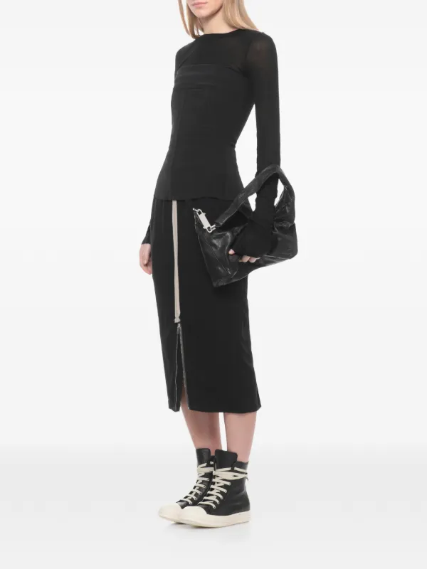 Rick Owens ノースリーブトップス ブラック XS 正規品 Rick Owens ノースリーブ トップ | ブラック | FARFETCH JP