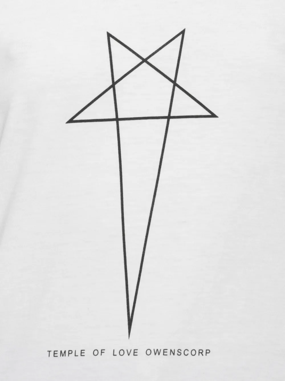 Rick Owens DRKSHDW Level T-shirt met korte mouwen en print Wit