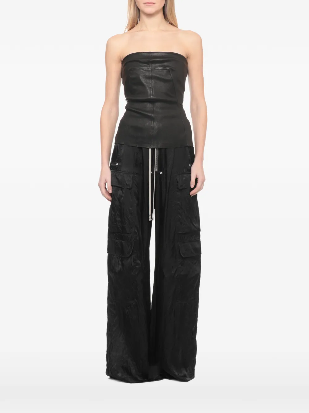 Rick Owens Strapless top Zwart