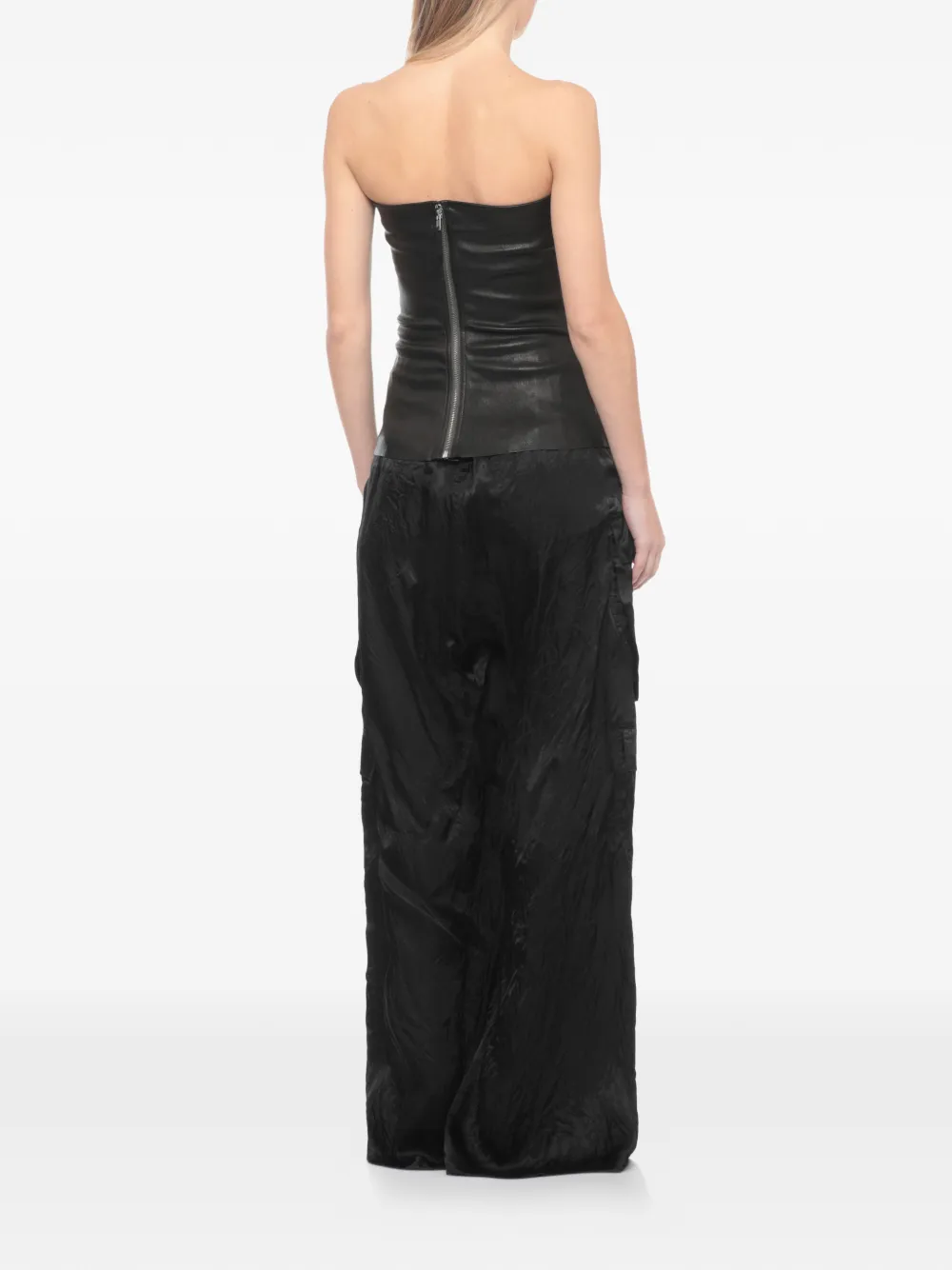 Rick Owens Strapless top Zwart