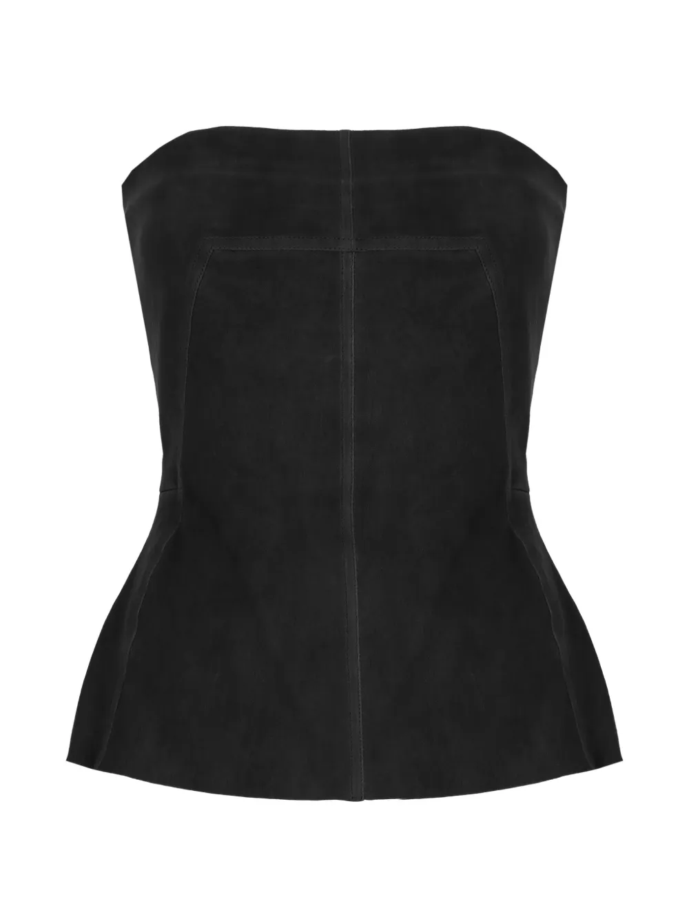 Rick Owens strapless top - Nero