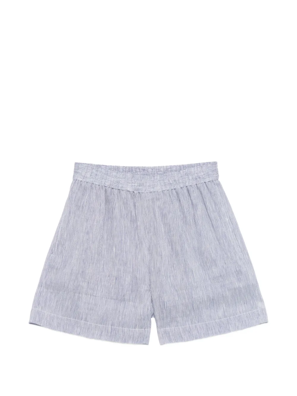 Brunello Cucinelli striped elasticated shorts - Bianco