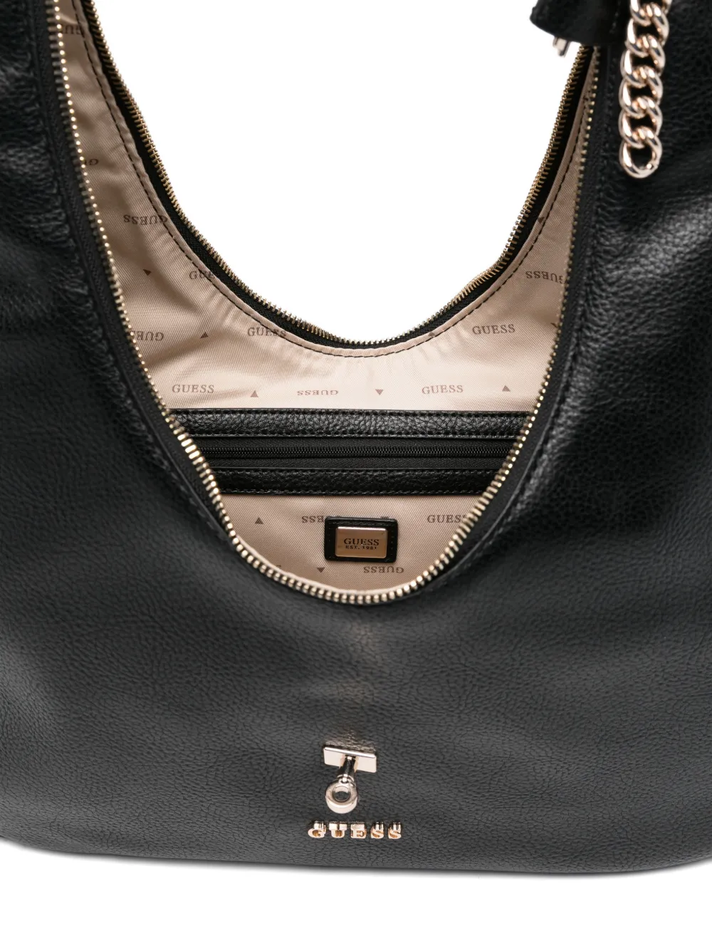 Brooke Chain-Charm Tote Bag