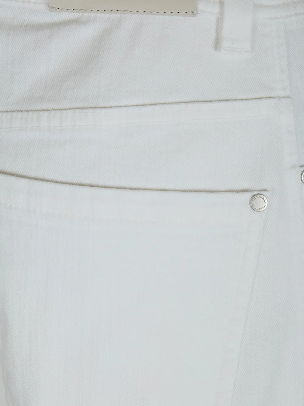 Brunello Cucinelli Jeans met wijde pijpen Wit