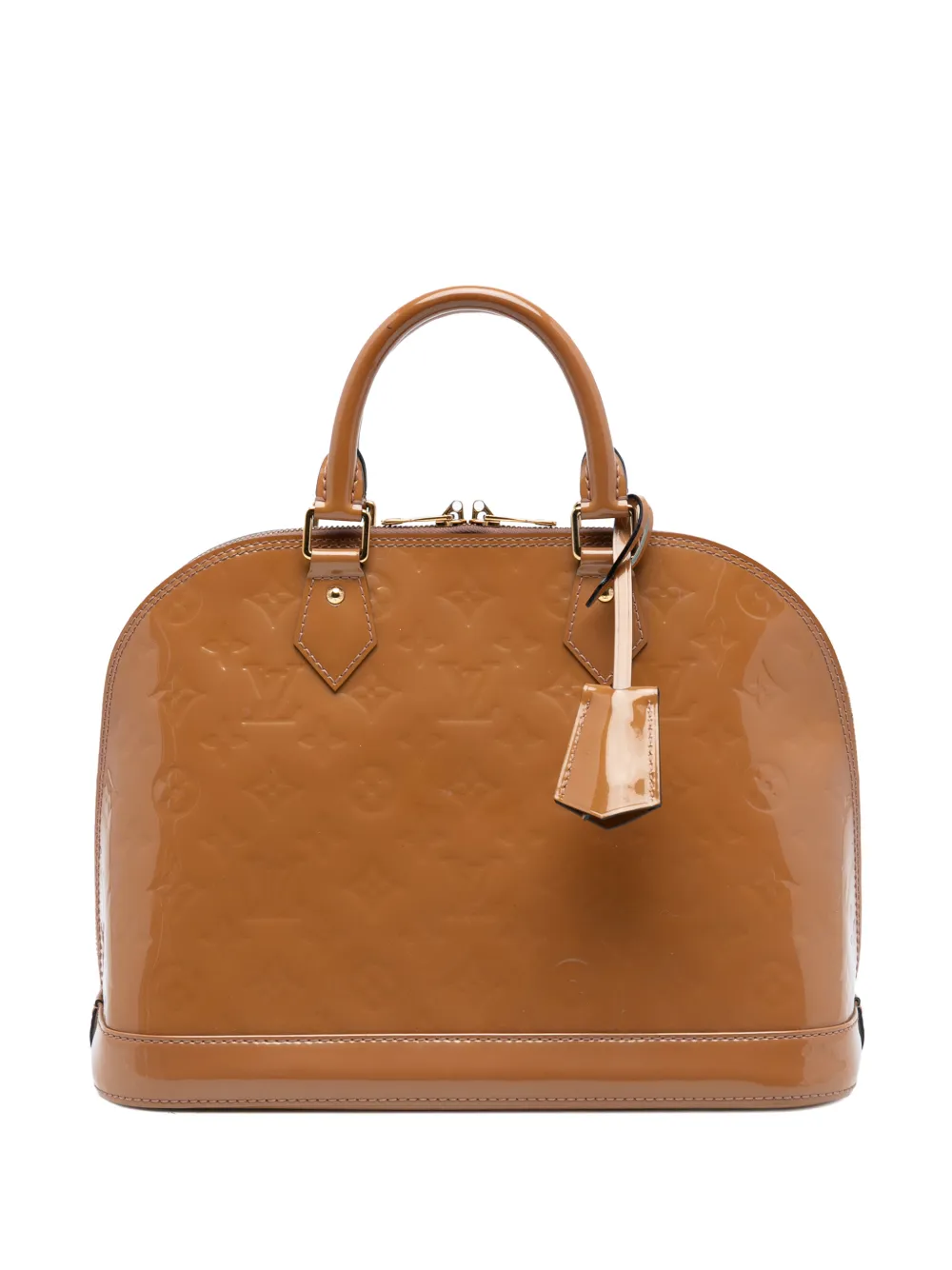 Louis Vuitton Pre-Owned 2013 Monogram Vernis Alma PM handbag - Marrone