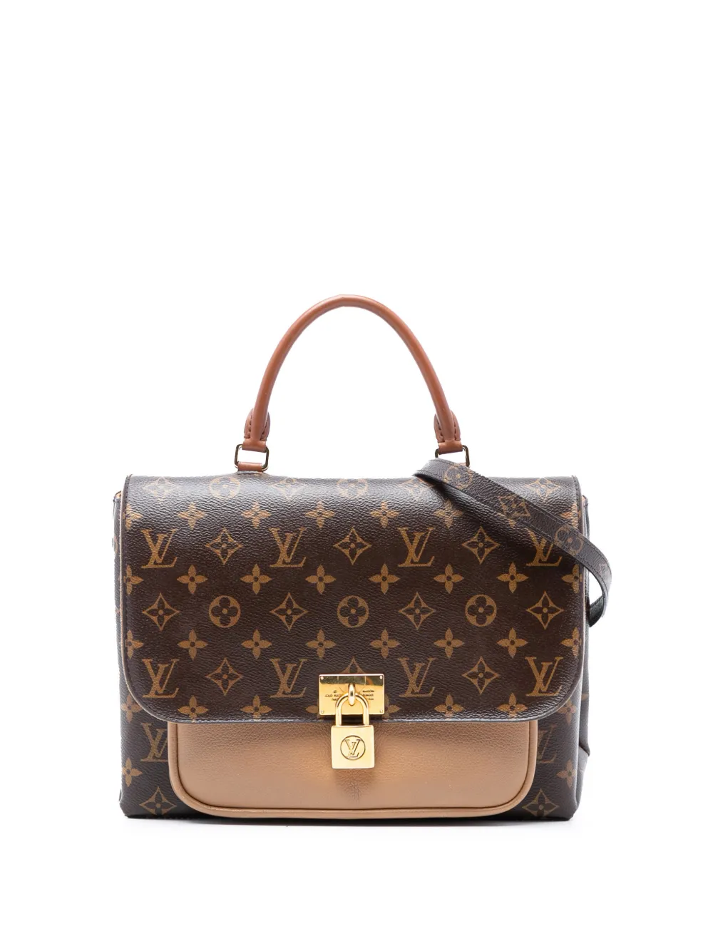 Louis Vuitton Pre-Owned Borsa a tracolla Marignan con monogramma 2018 - Marrone