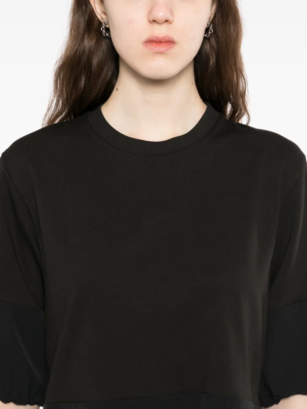 Moncler T-shirt met logopatch Zwart