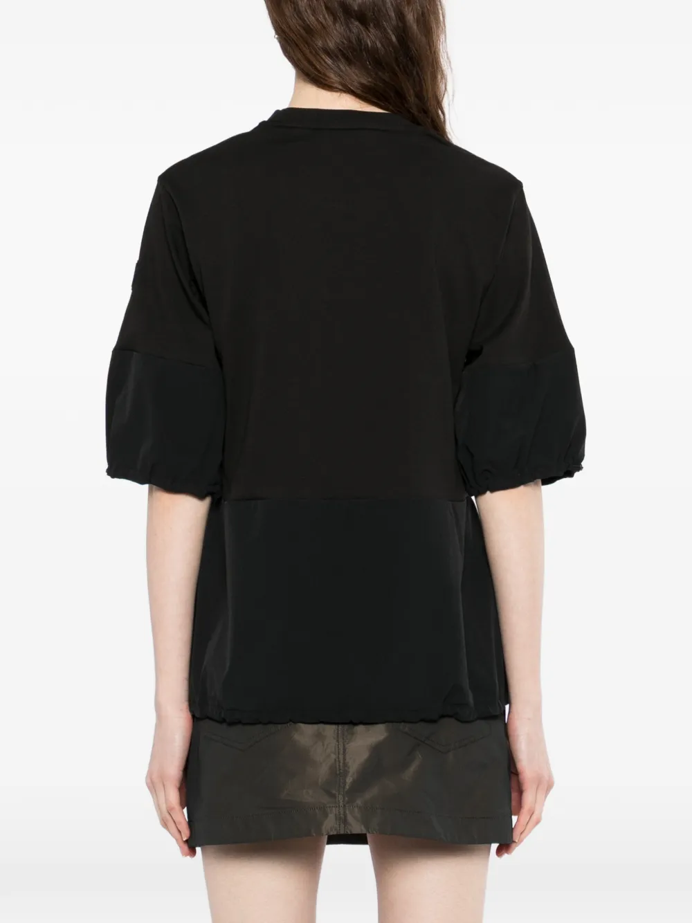 Moncler T-shirt met logopatch Zwart