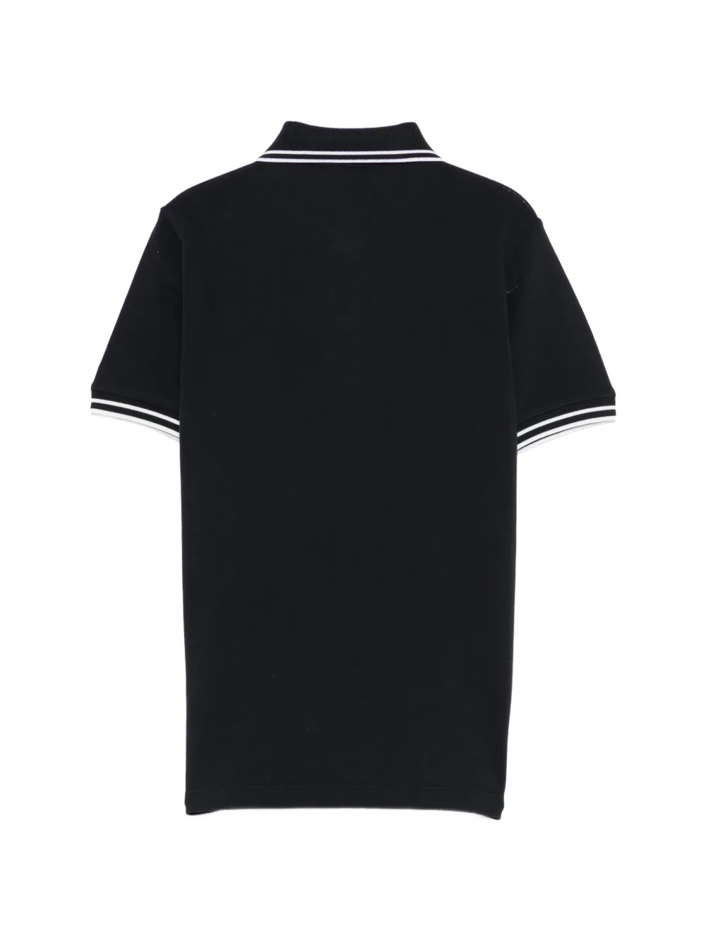 Stone Island Junior Poloshirt met logopatch Zwart