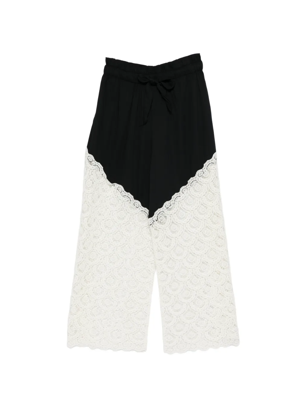 Sea Ellison lace-trim trousers - Toni neutri