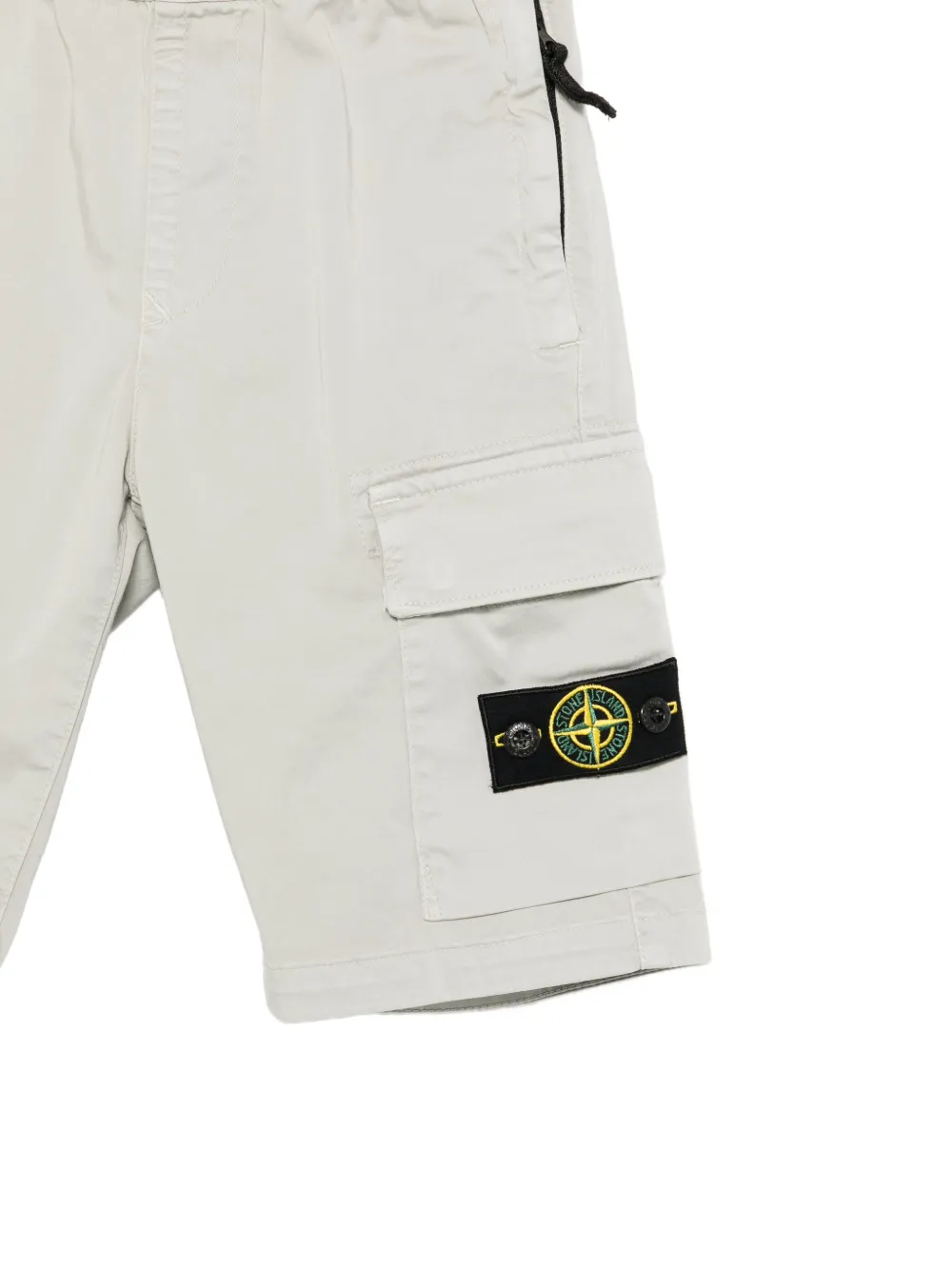 Stone Island Junior Cargo shorts Grijs