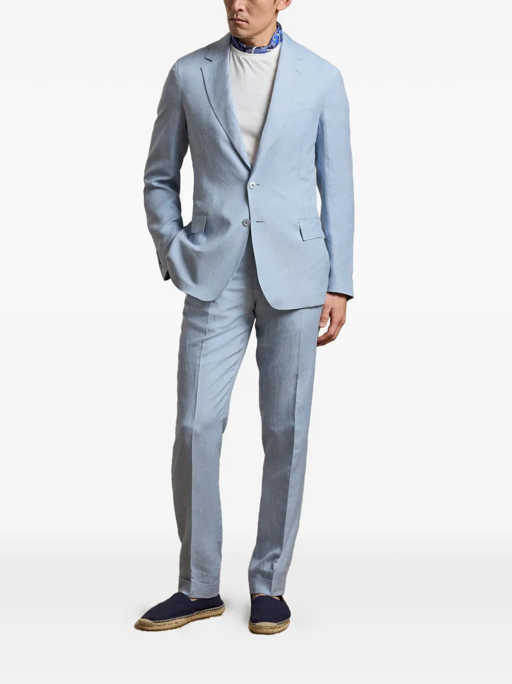 Ralph Lauren Purple Label Hadley blazer met twee knopen Blauw