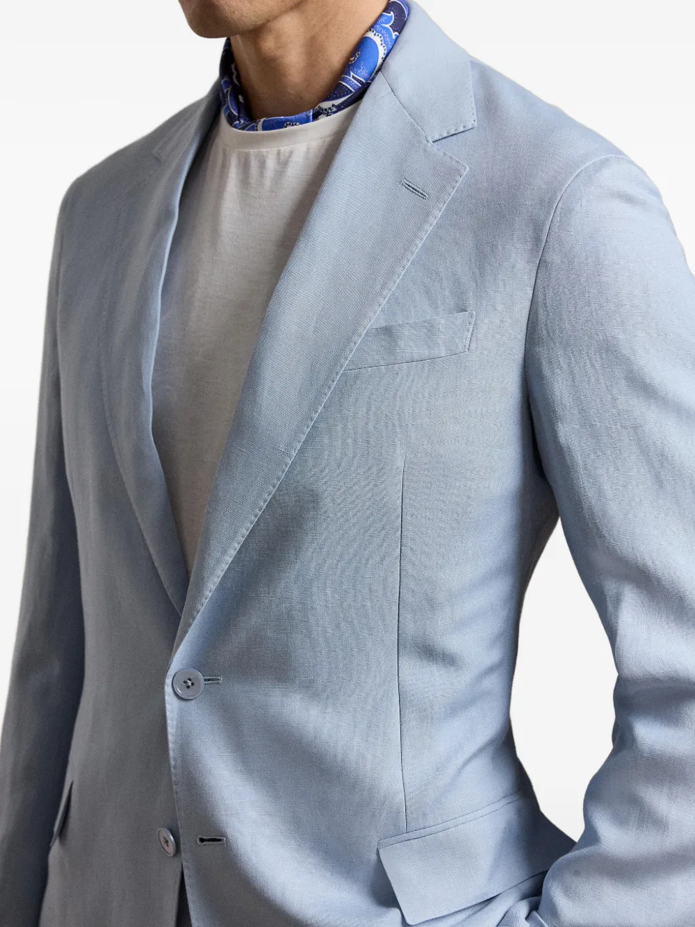 Ralph Lauren Purple Label Hadley blazer met twee knopen Blauw