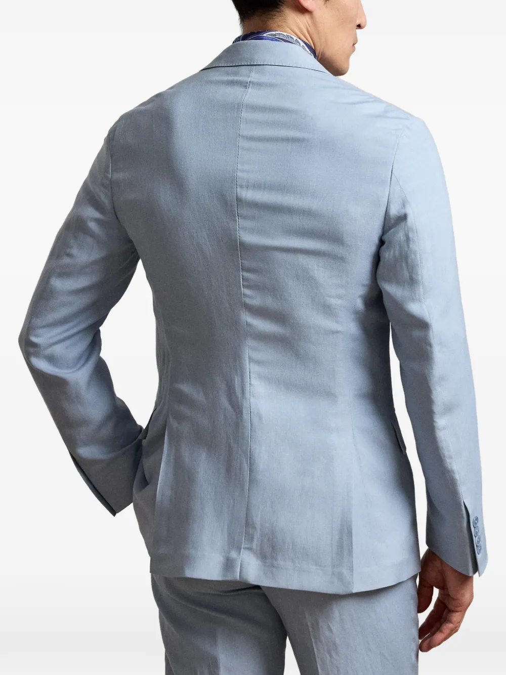 Ralph Lauren Purple Label Hadley blazer met twee knopen Blauw
