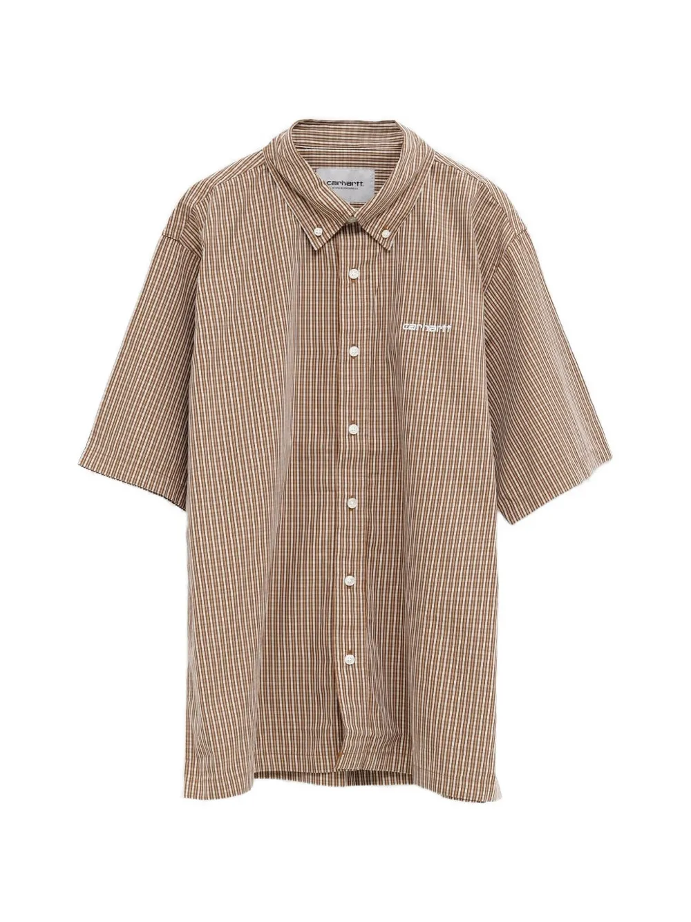 Carhartt WIP Camicia Groff a quadri - Marrone