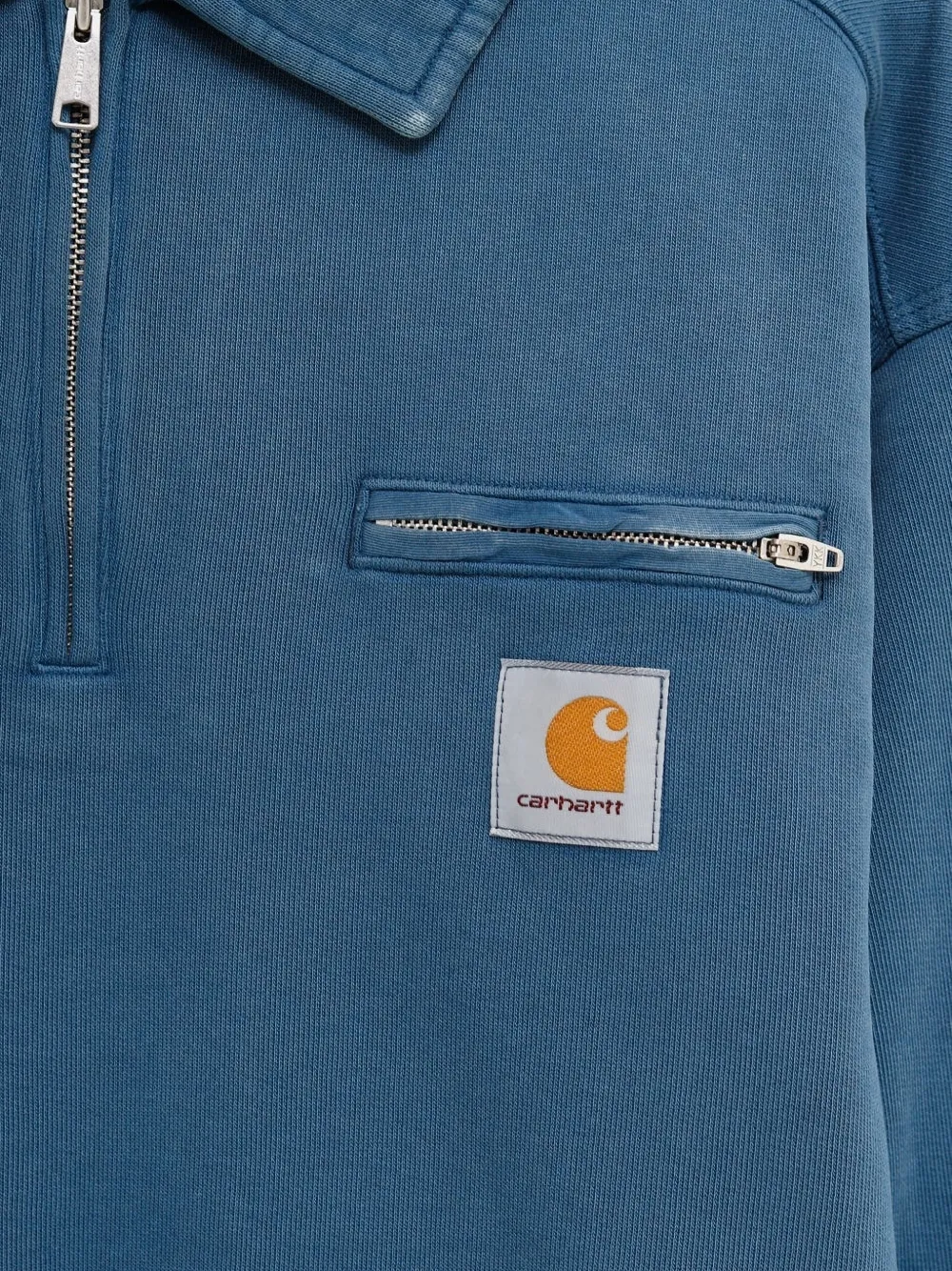 Carhartt WIP Sweater met logopatch Blauw