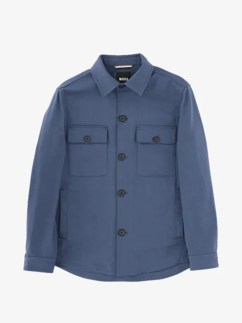 BOSS chest-pockets shirt jacket
