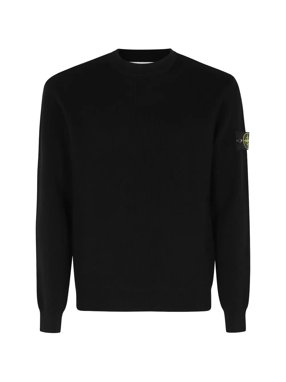 Stone Island ribbed crew-neck sweater - Nero