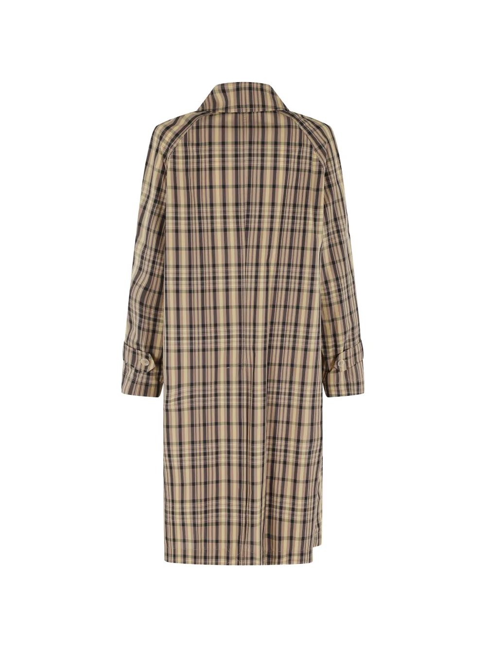  Semicouture Olivia Scacchi Checked Coat - Neutrals 