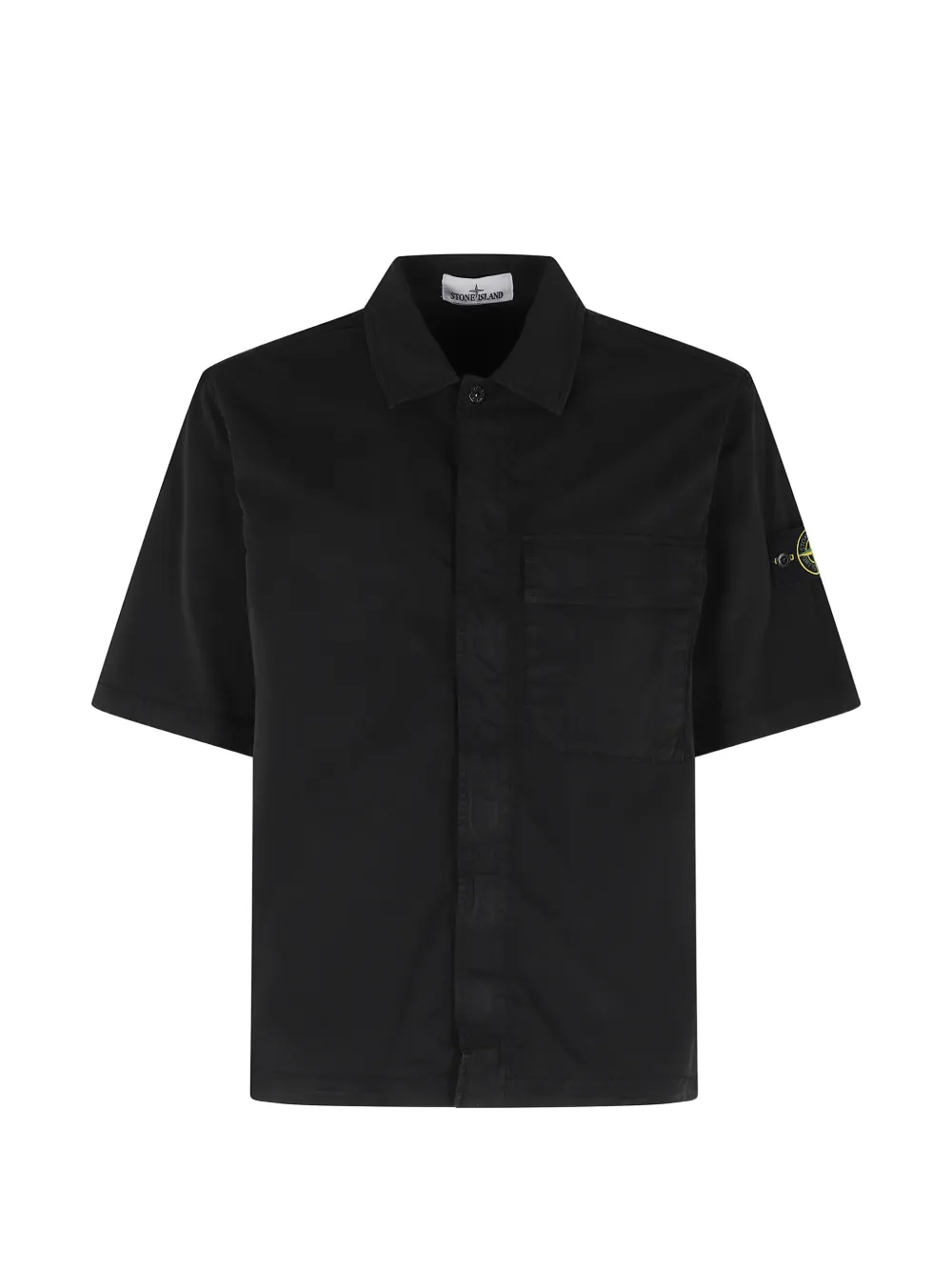 Stone Island logo shirt - Nero
