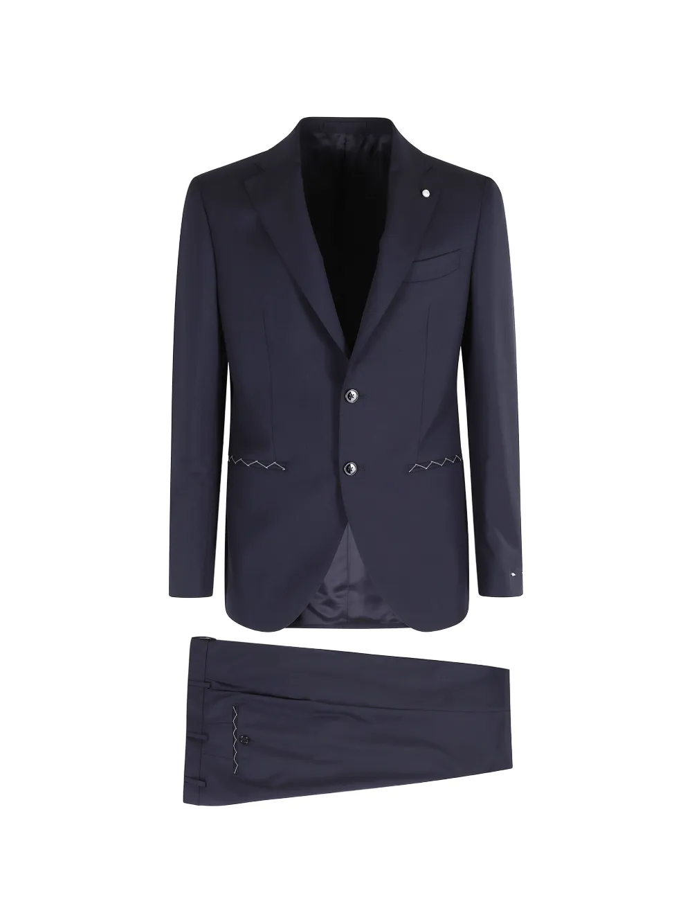 LUIGI BIANCHI MANTOVA notched lapels suit - Blu