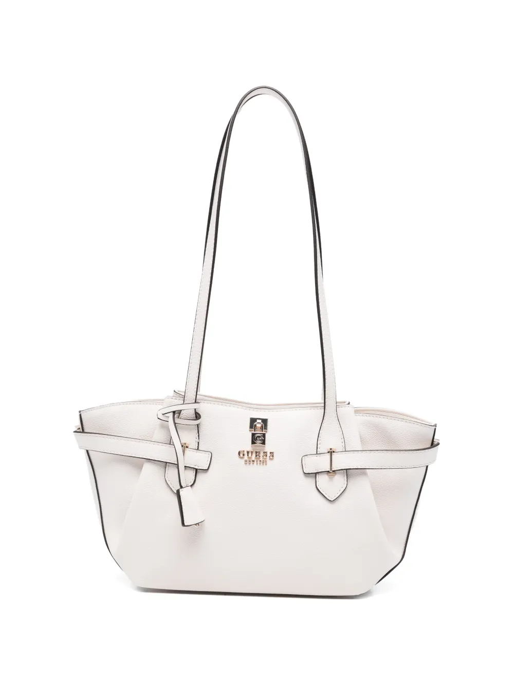 GUESS USA Borsa a spalla Yesba con placca logo - Toni neutri